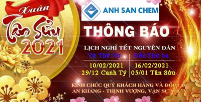 THÔNG BÁO LỊCH NGHỈ TẾT NGUYÊN ĐÁN 2021